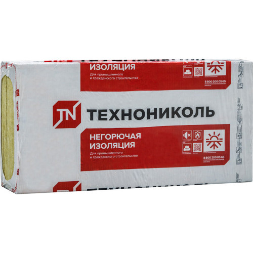 Утеплитель ТЕХНОВЕНТ СТАНДАРТ, 1200х600х100 мм, (4 плиты, 2,88 кв.м)