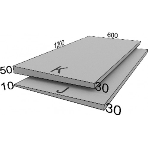 XPS CARBON PROF SLOPE 4,2 % уклон (плита J)