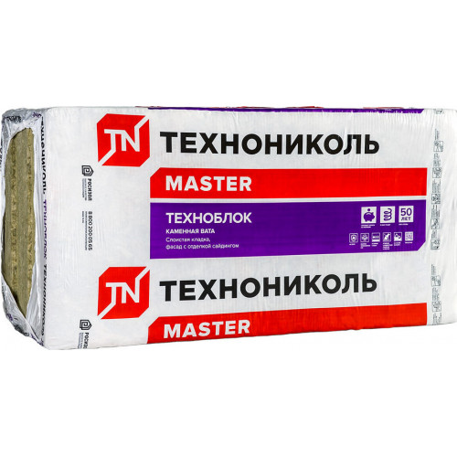 Утеплитель ТЕХНОБЛОК СТАНДАРТ (4 плиты, 2,88 кв.м) 1200х600х100 мм