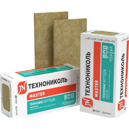 Утеплитель ТЕХНОФАС КОТТЕДЖ, 1200х600 мм